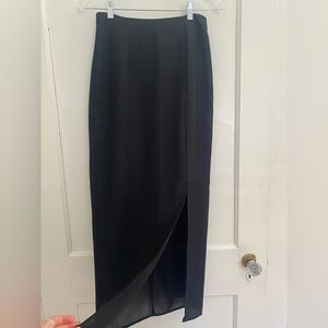 Vintage long black skirt